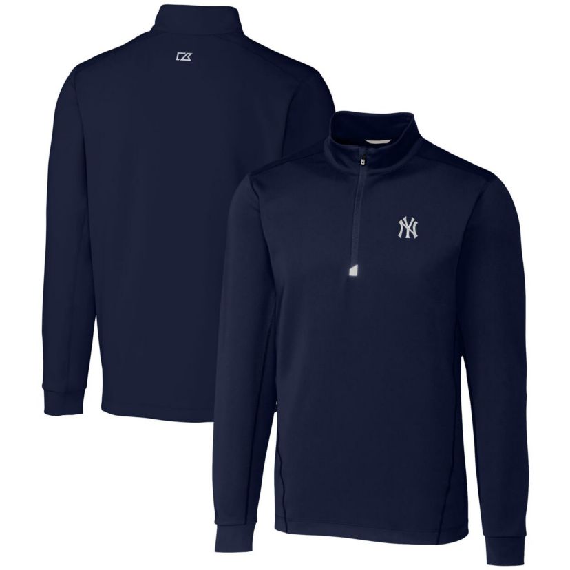 MLB New York Yankees Traverse Stretch Quarter-Zip Pullover Top