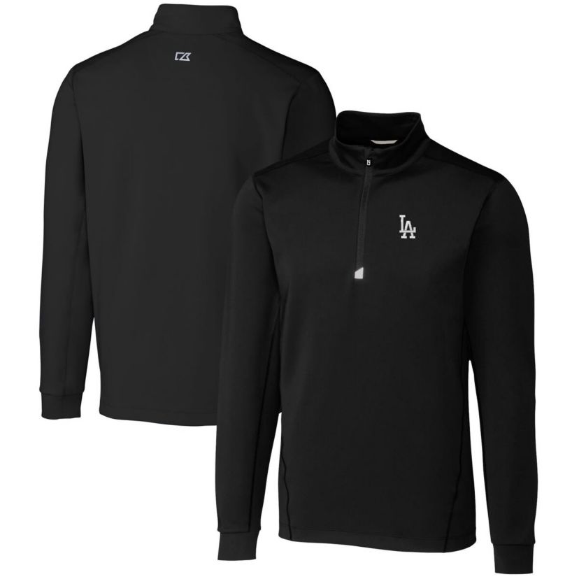 MLB Los Angeles Dodgers Traverse Stretch Quarter-Zip Pullover Top