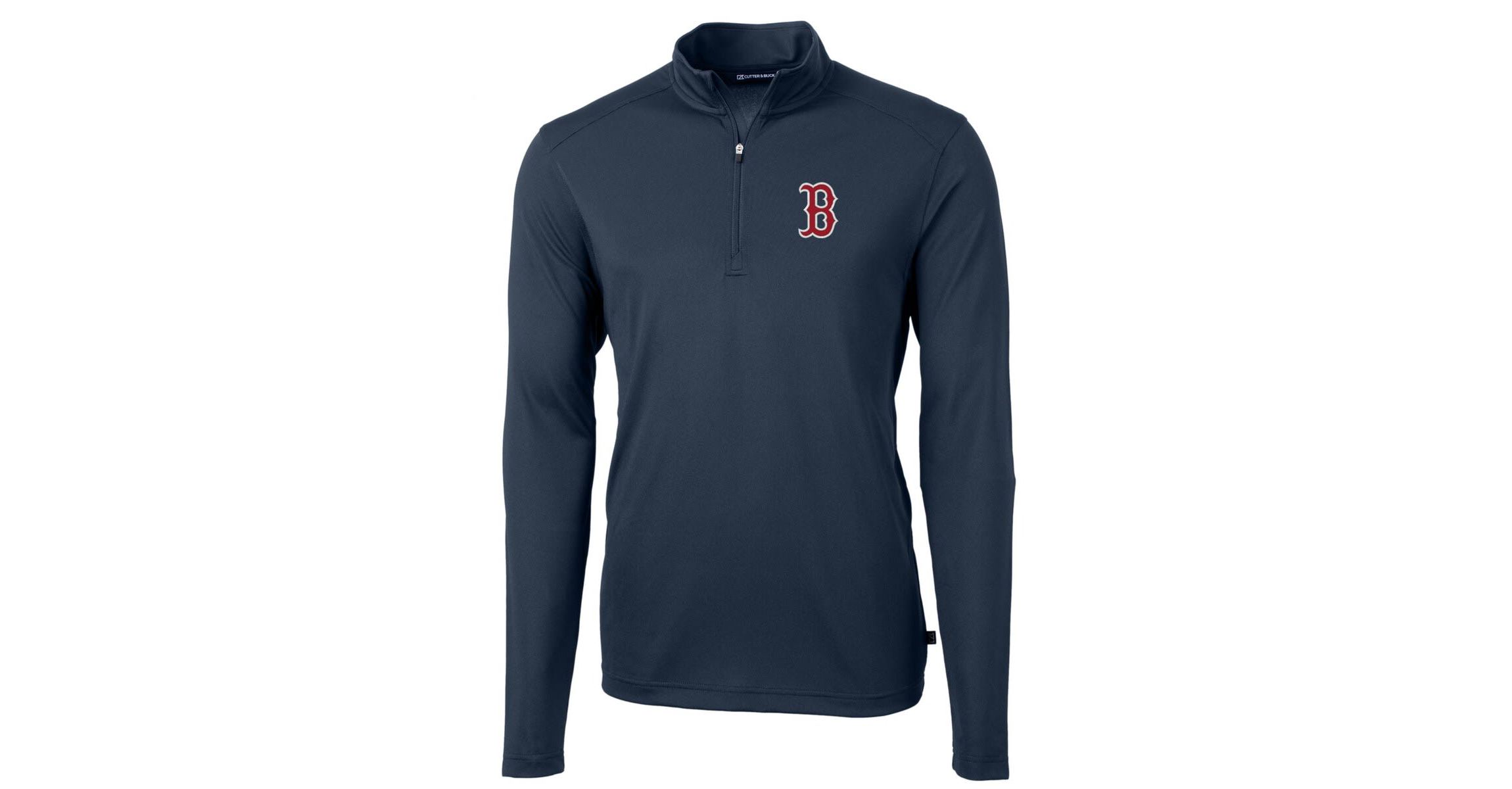 Boston Red Sox MLB Boston Sox Virtue Eco Pique Recycled Quarter-Zip Pullover Top