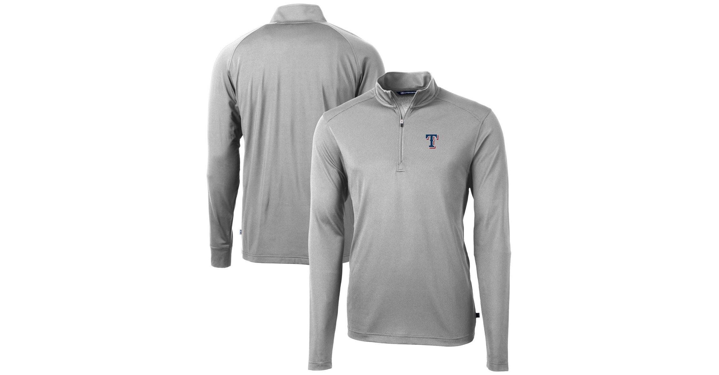 MLB Texas Rangers Virtue Eco Pique Recycled Quarter-Zip Pullover Top