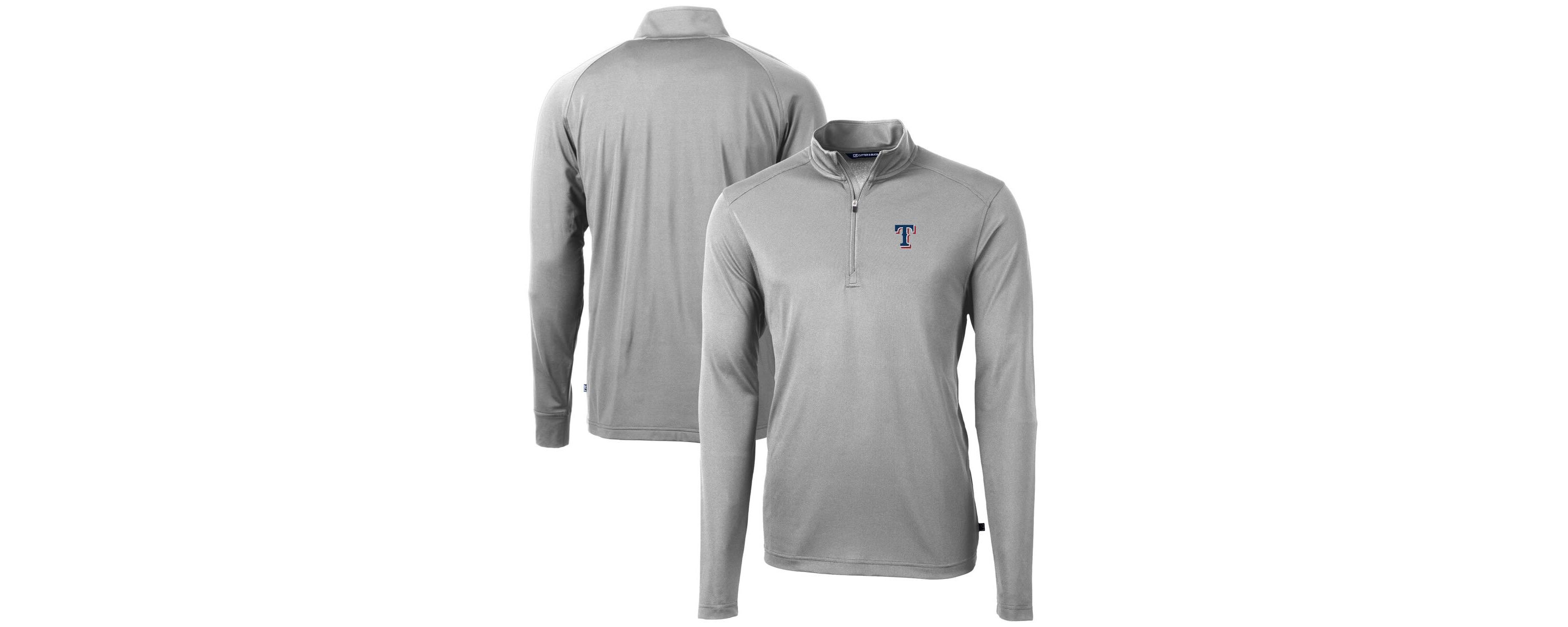 MLB Texas Rangers Virtue Eco Pique Recycled Quarter-Zip Pullover Top