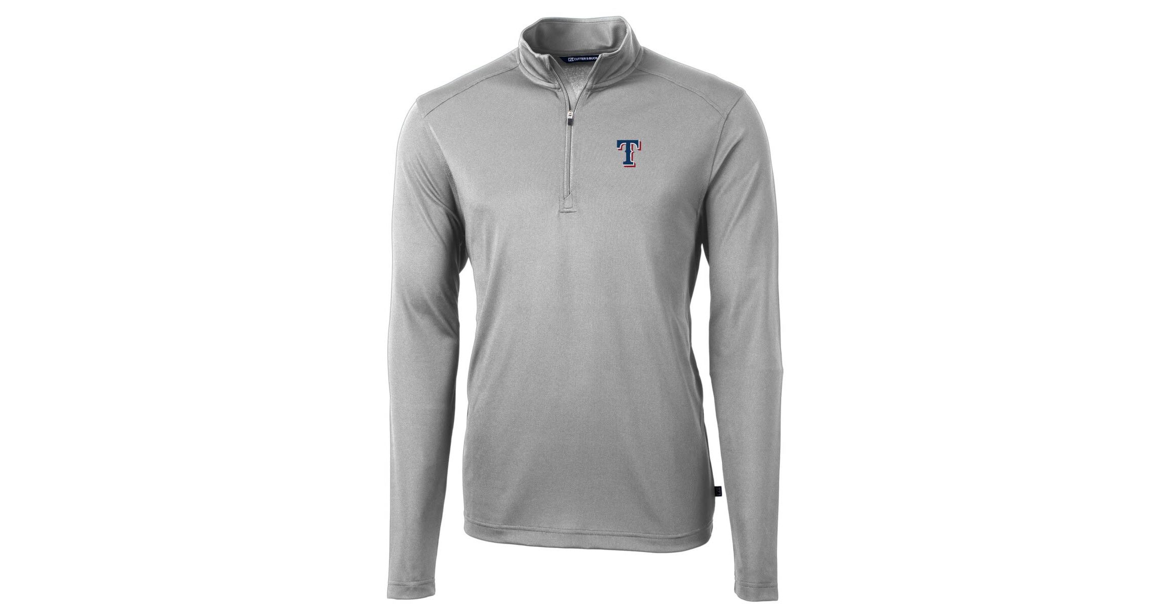MLB Texas Rangers Virtue Eco Pique Recycled Quarter-Zip Pullover Top