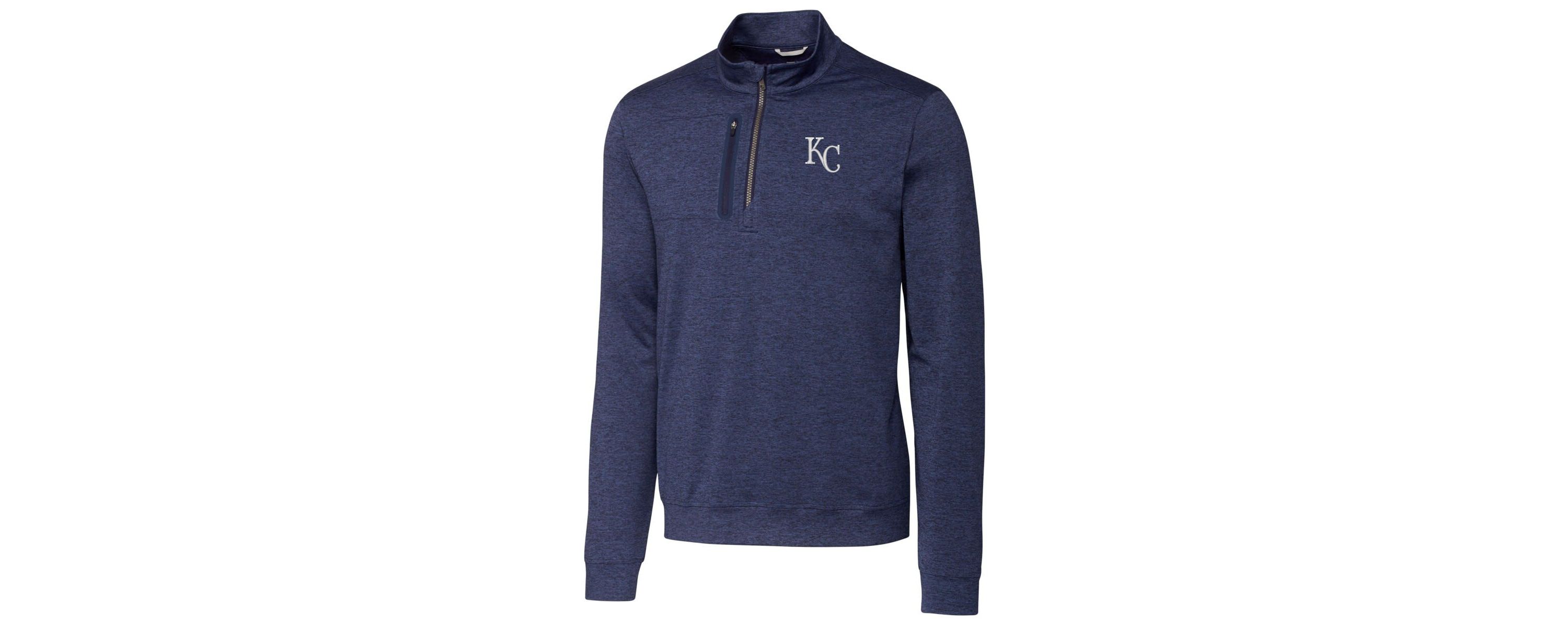 MLB Kansas City Royals Stealth ed Quarter-Zip Pullover Top