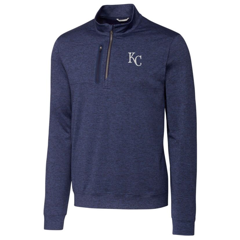 MLB Kansas City Royals Stealth ed Quarter-Zip Pullover Top