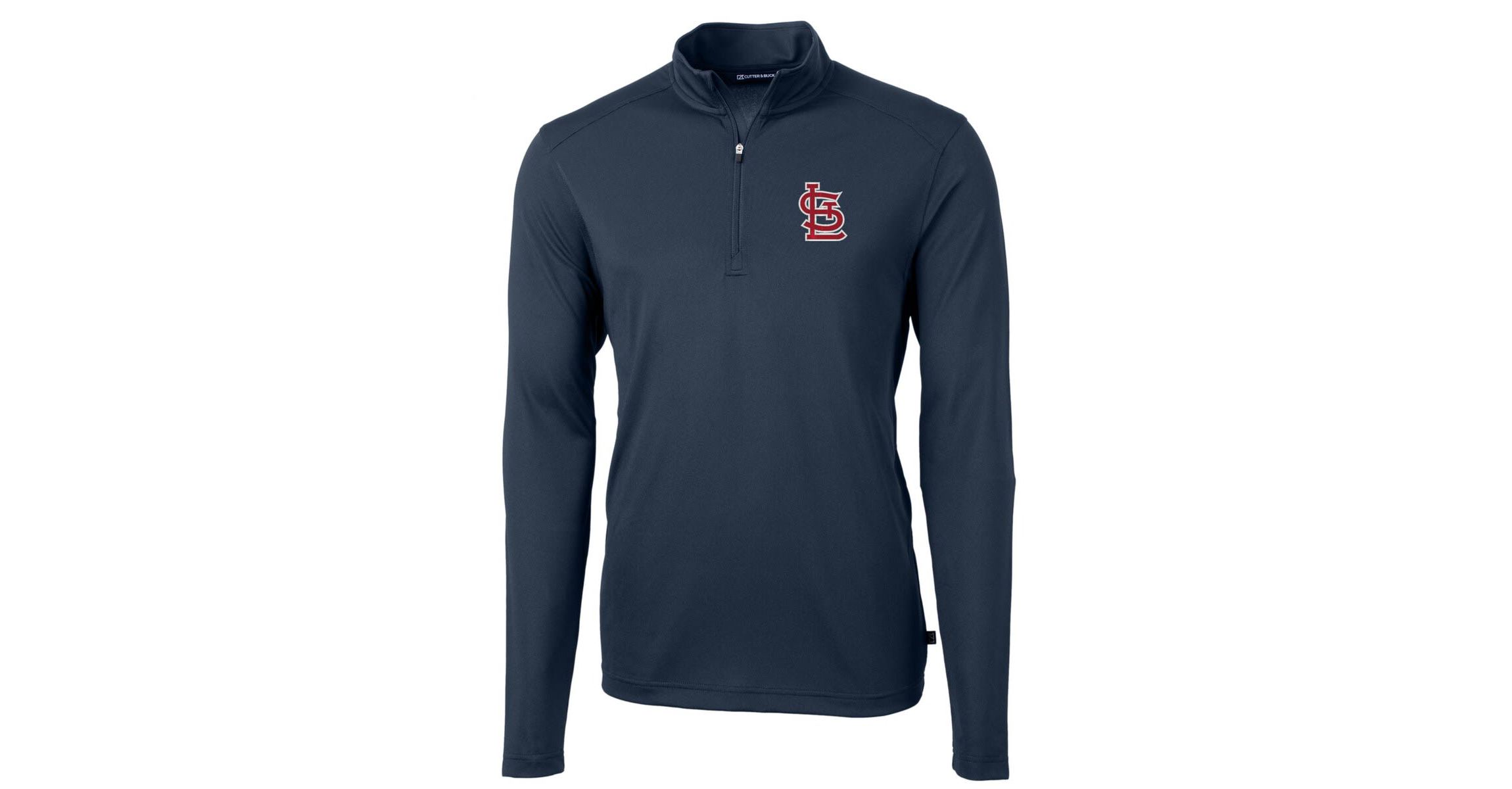 MLB St. Louis Cardinals Virtue Eco Pique Recycled Quarter-Zip Pullover Top