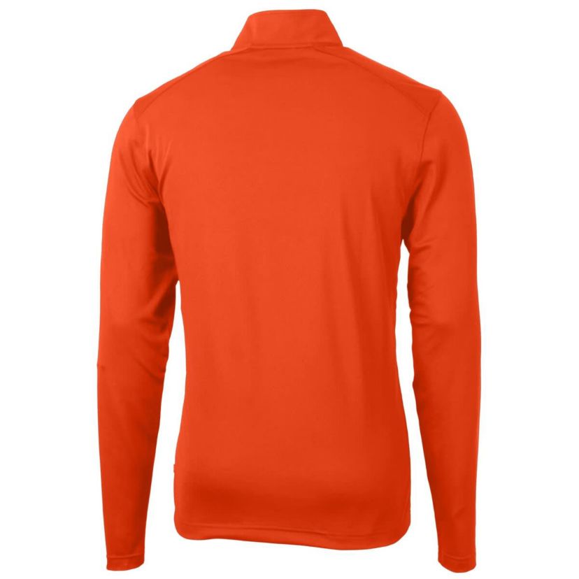 MLB Detroit Tigers Virtue Eco Pique Recycled Quarter-Zip Pullover Top
