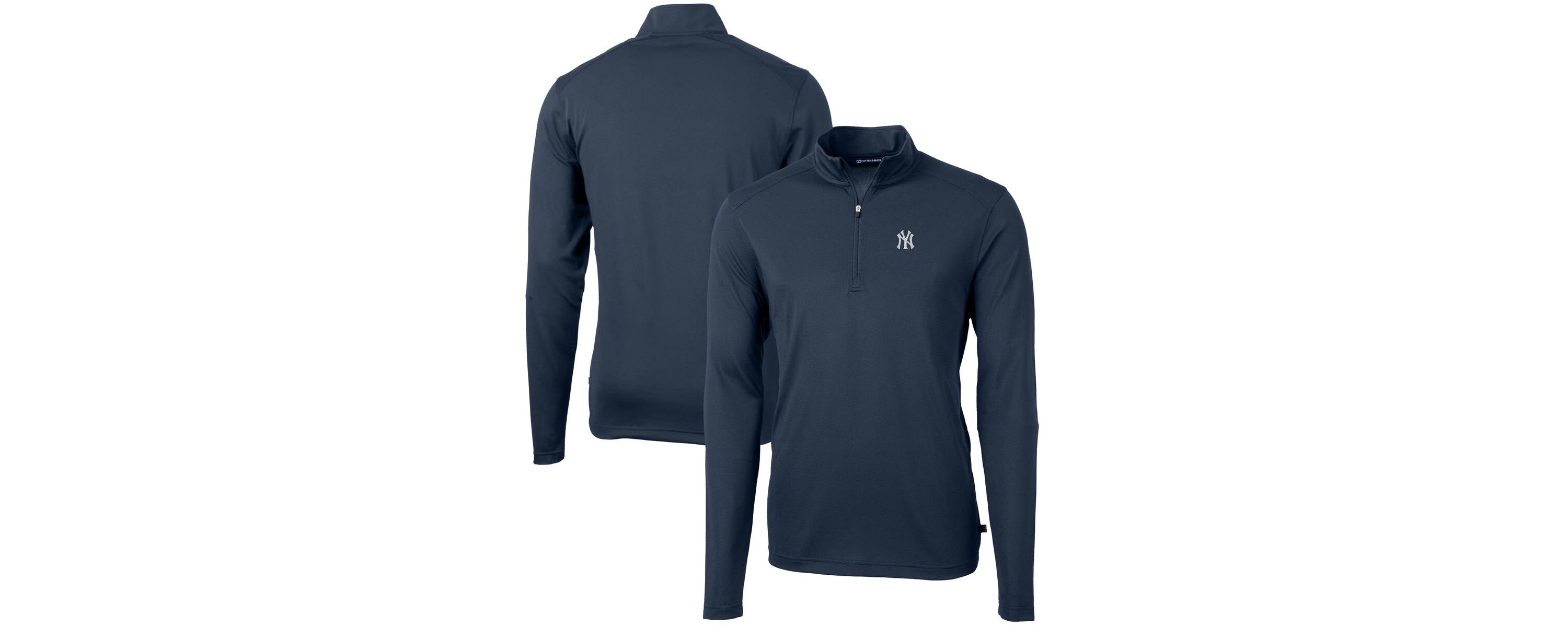 MLB New York Yankees Virtue Eco Pique Recycled Quarter-Zip Pullover Top