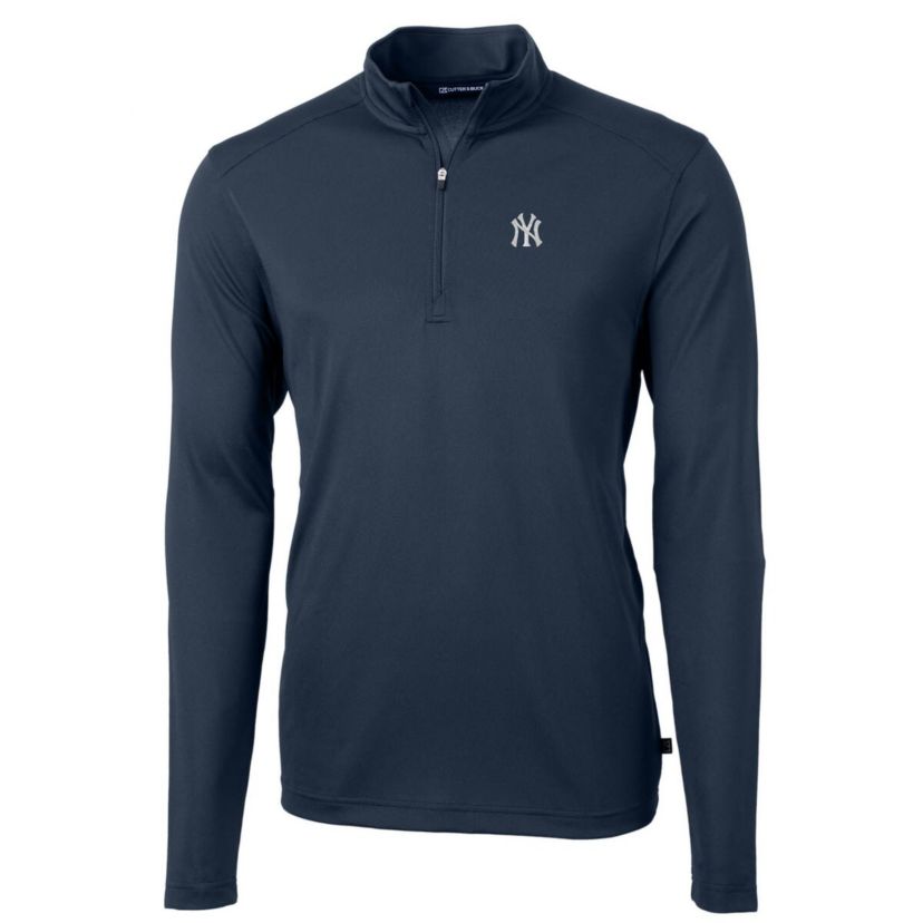 MLB New York Yankees Virtue Eco Pique Recycled Quarter-Zip Pullover Top