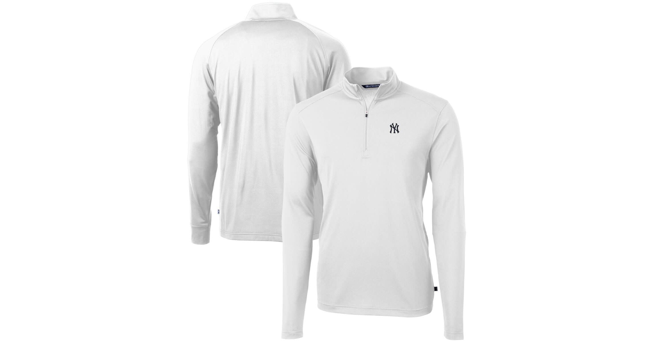 MLB New York Yankees Virtue Eco Pique Recycled Quarter-Zip Pullover Top