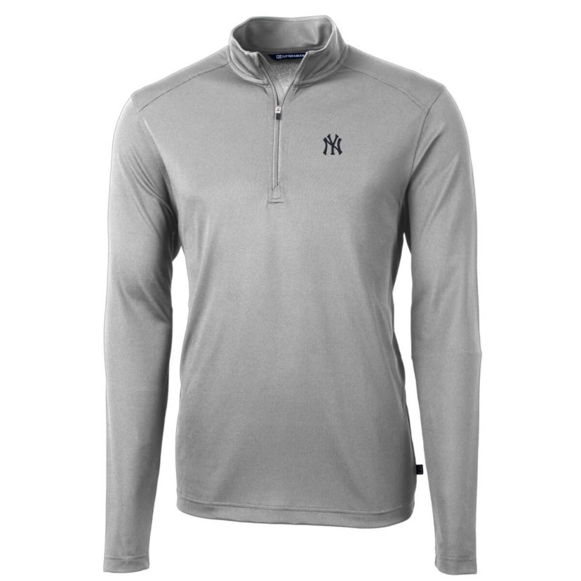 MLB New York Yankees Virtue Eco Pique Recycled Quarter-Zip Pullover Top