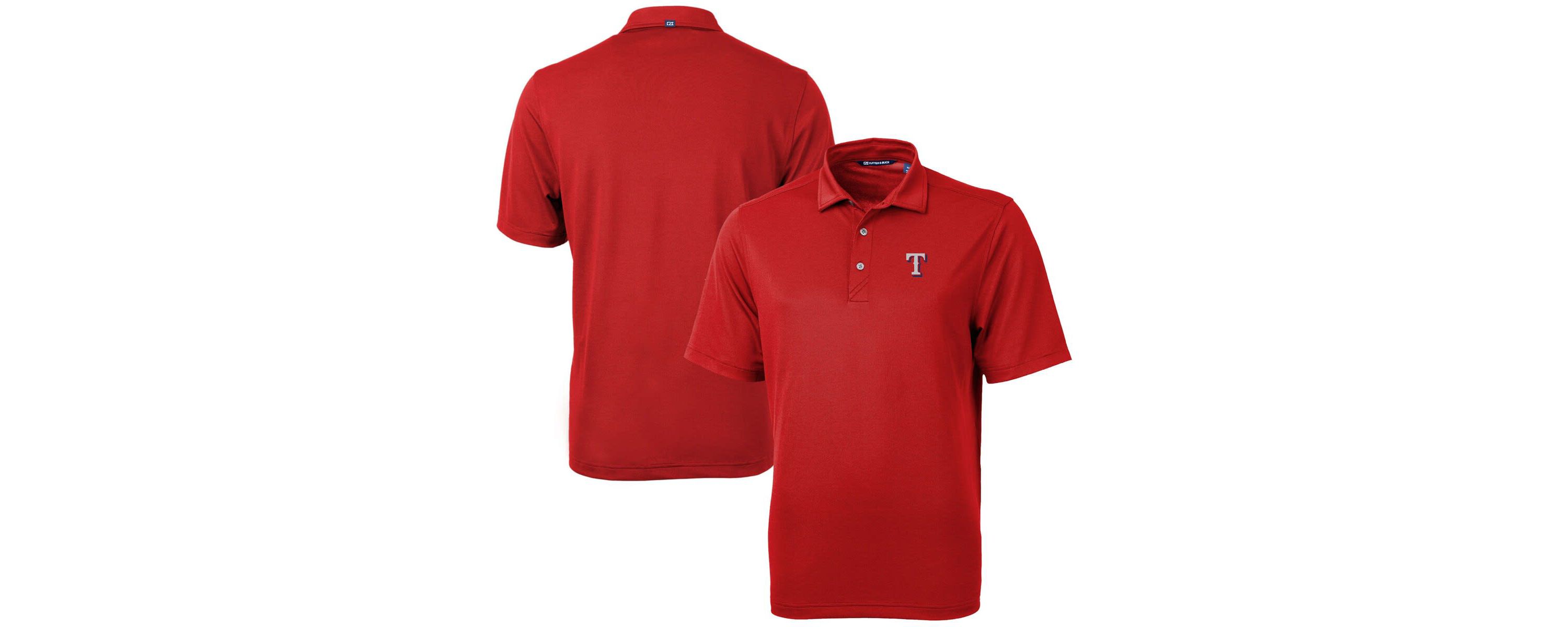 MLB Texas Rangers Virtue Eco Pique Recycled Polo