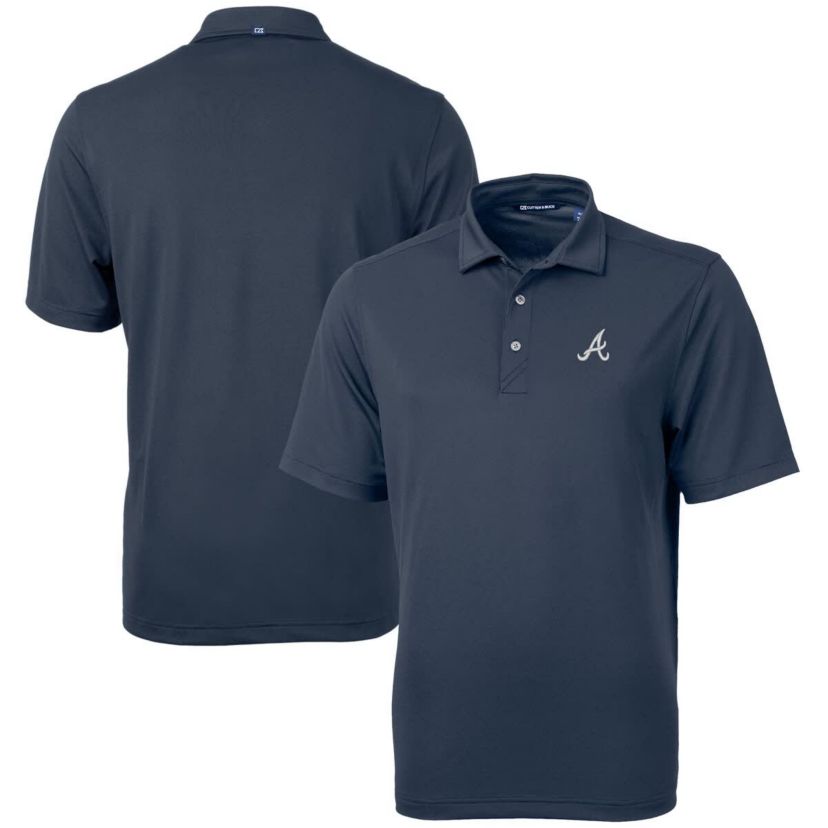 MLB Atlanta Braves Virtue Eco Pique Recycled Polo