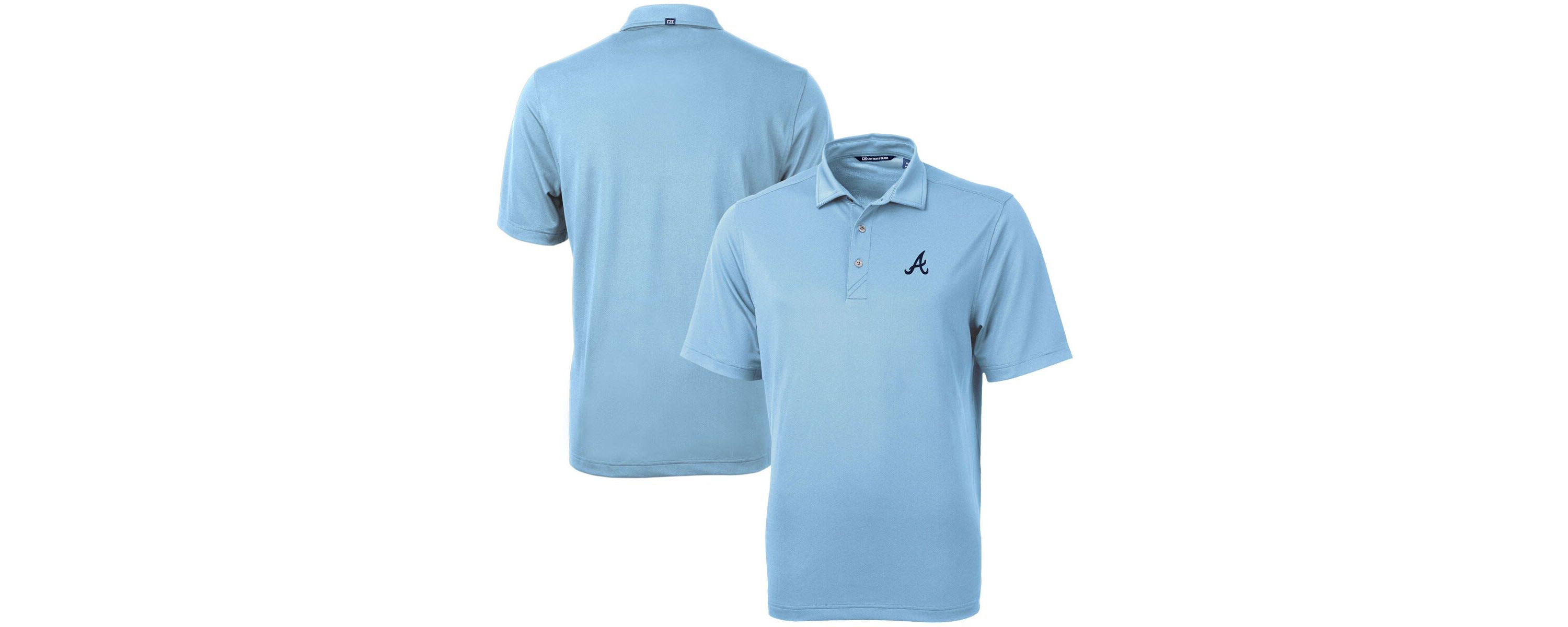 MLB Light Atlanta Braves Virtue Eco Pique Recycled Polo