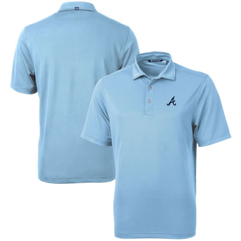 MLB Light Atlanta Braves Virtue Eco Pique Recycled Polo