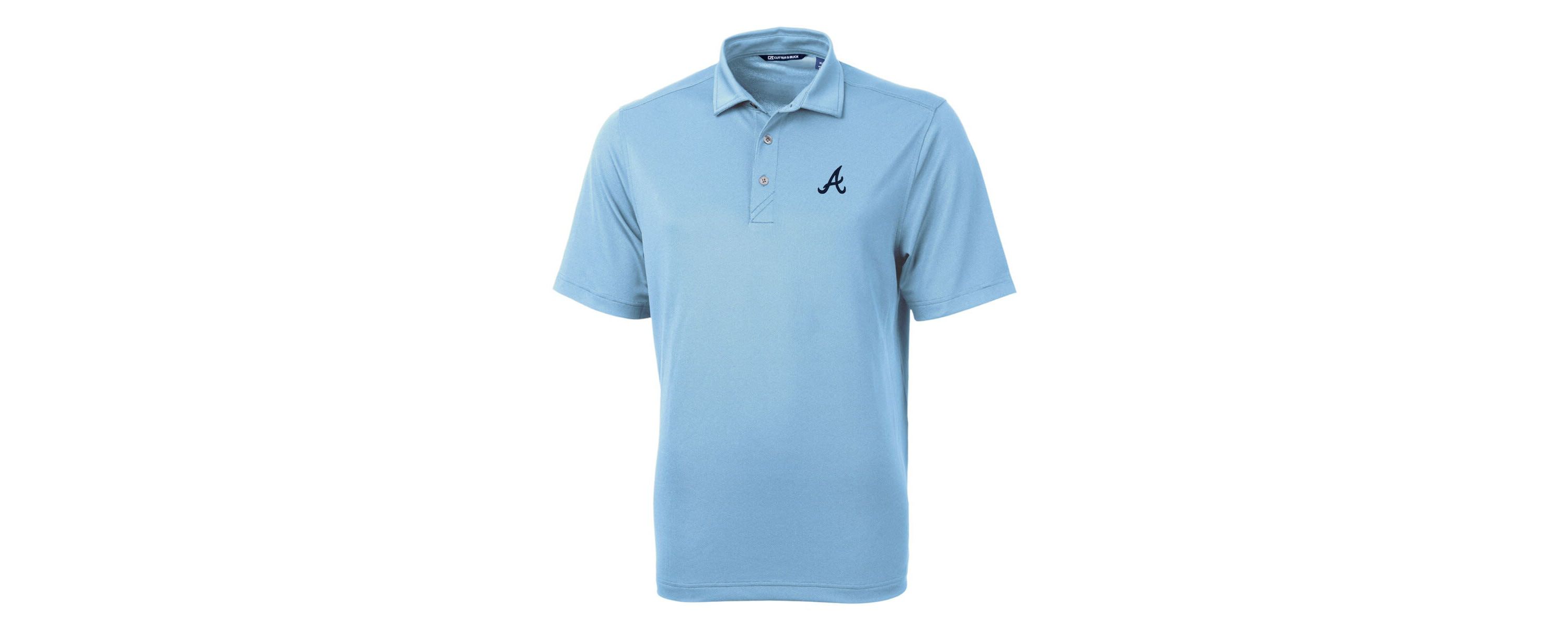 MLB Light Atlanta Braves Virtue Eco Pique Recycled Polo