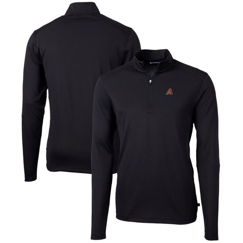 MLB Arizona Diamondbacks Virtue Eco Pique Recycled Quarter-Zip Pullover Top