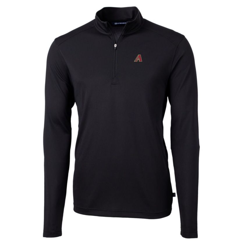 MLB Arizona Diamondbacks Virtue Eco Pique Recycled Quarter-Zip Pullover Top