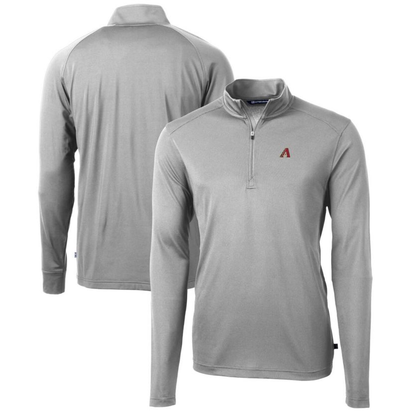 MLB Arizona Diamondbacks Virtue Eco Pique Recycled Quarter-Zip Pullover Top