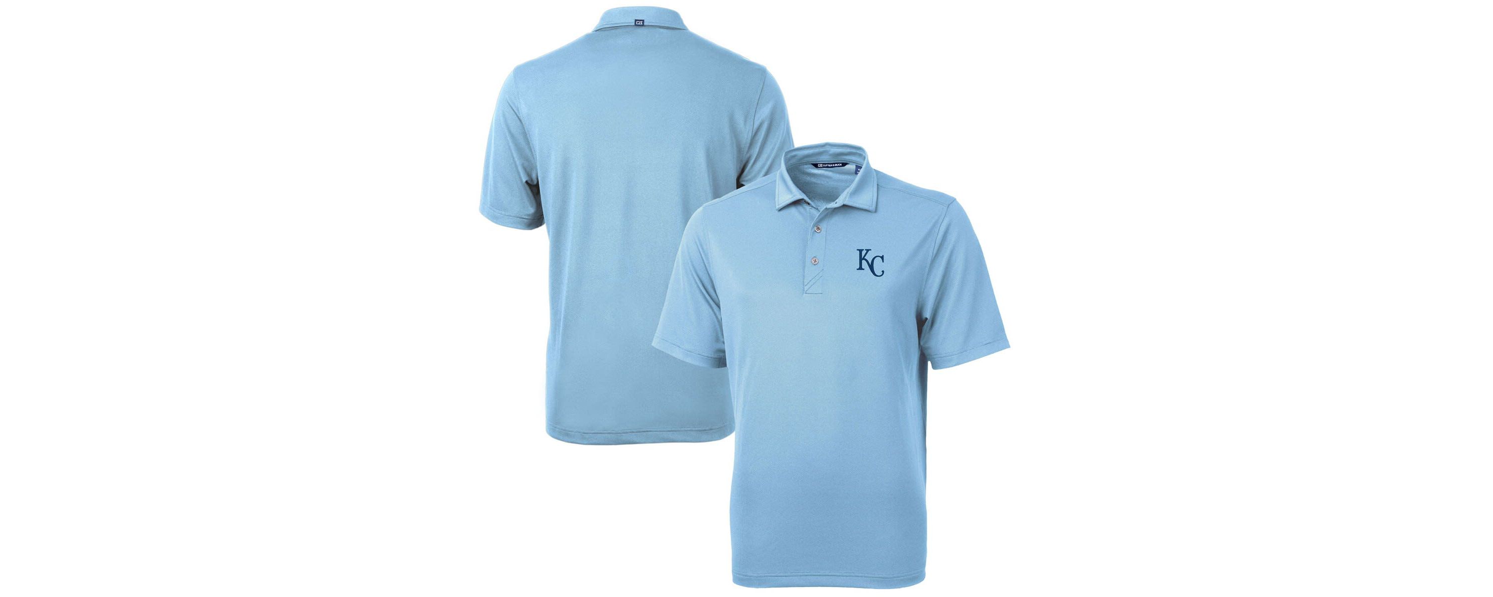MLB Light Kansas City Royals Virtue Eco Pique Recycled Polo
