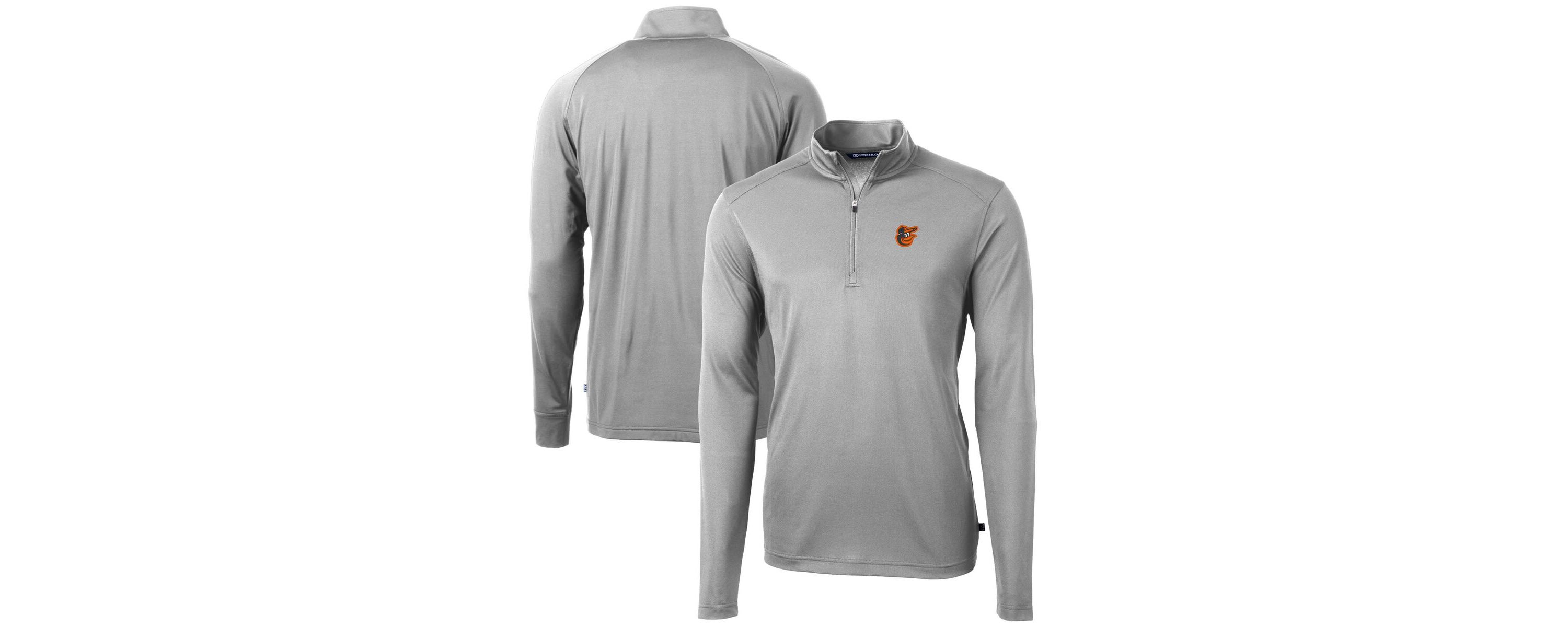 MLB Baltimore Orioles Virtue Eco Pique Recycled Quarter-Zip Pullover Top