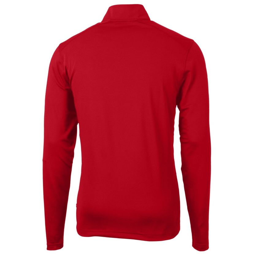 MLB Cincinnati Reds Virtue Eco Pique Recycled Quarter-Zip Pullover Top
