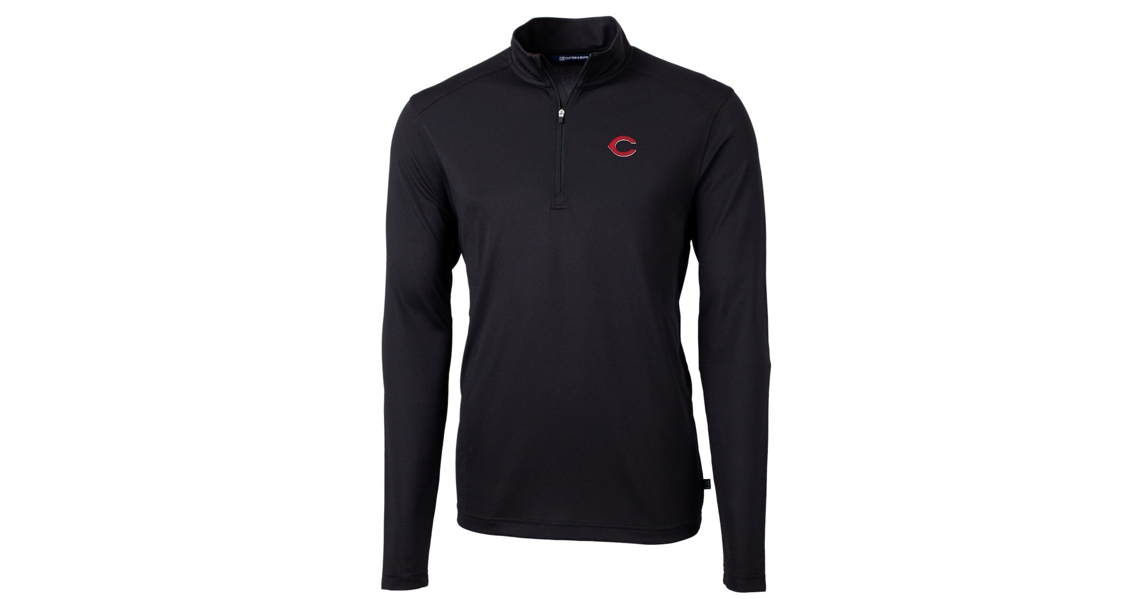 MLB Cincinnati Reds Virtue Eco Pique Recycled Quarter-Zip Pullover Top