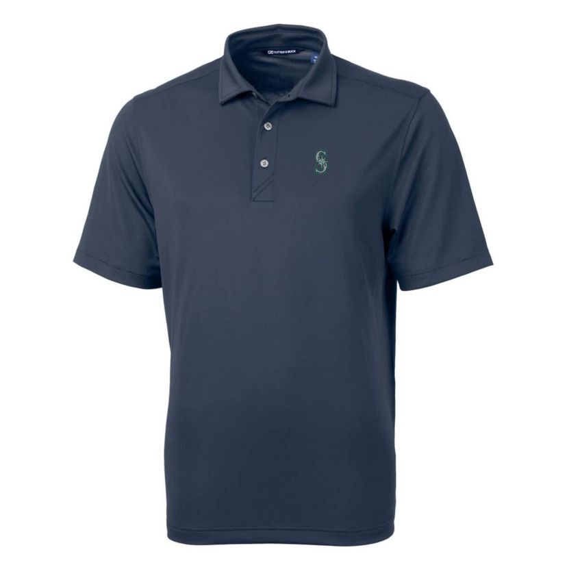 MLB Seattle Mariners Virtue Eco Pique Recycled Polo