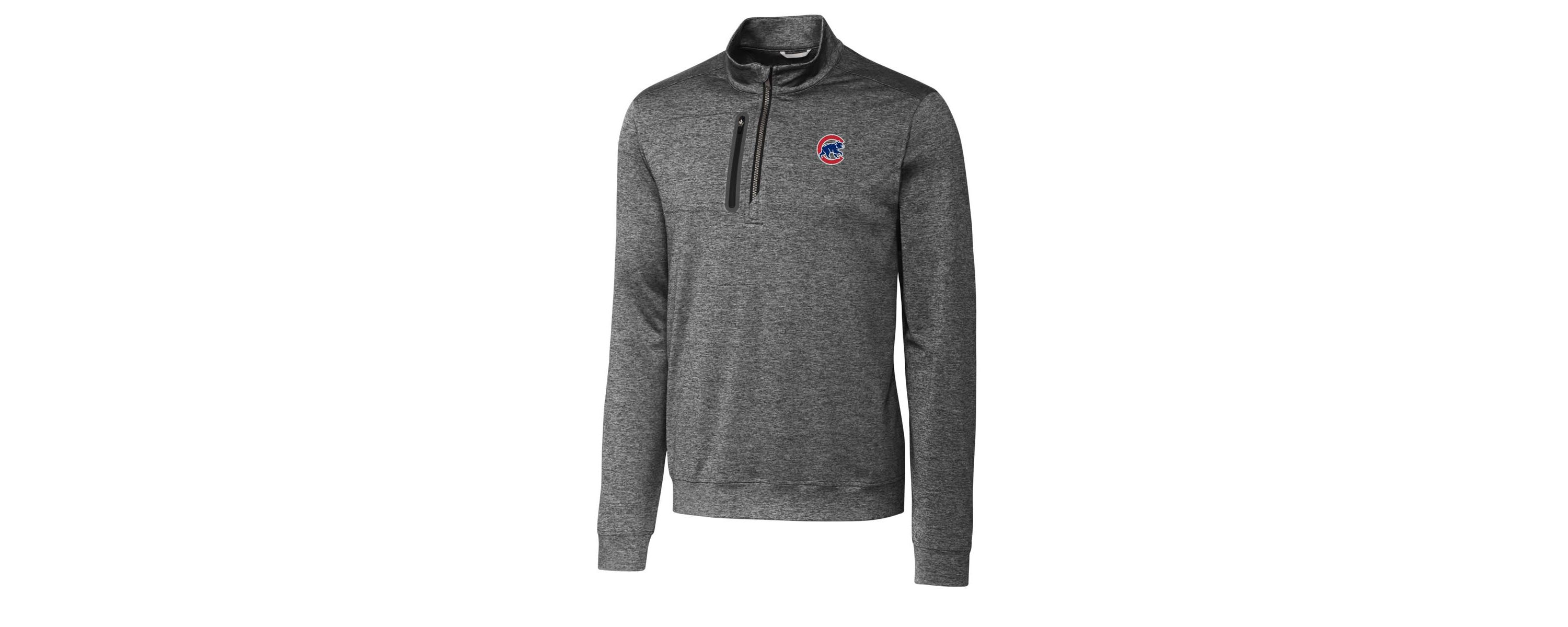 MLB Chicago Cubs Stealth ed Quarter-Zip Pullover Top