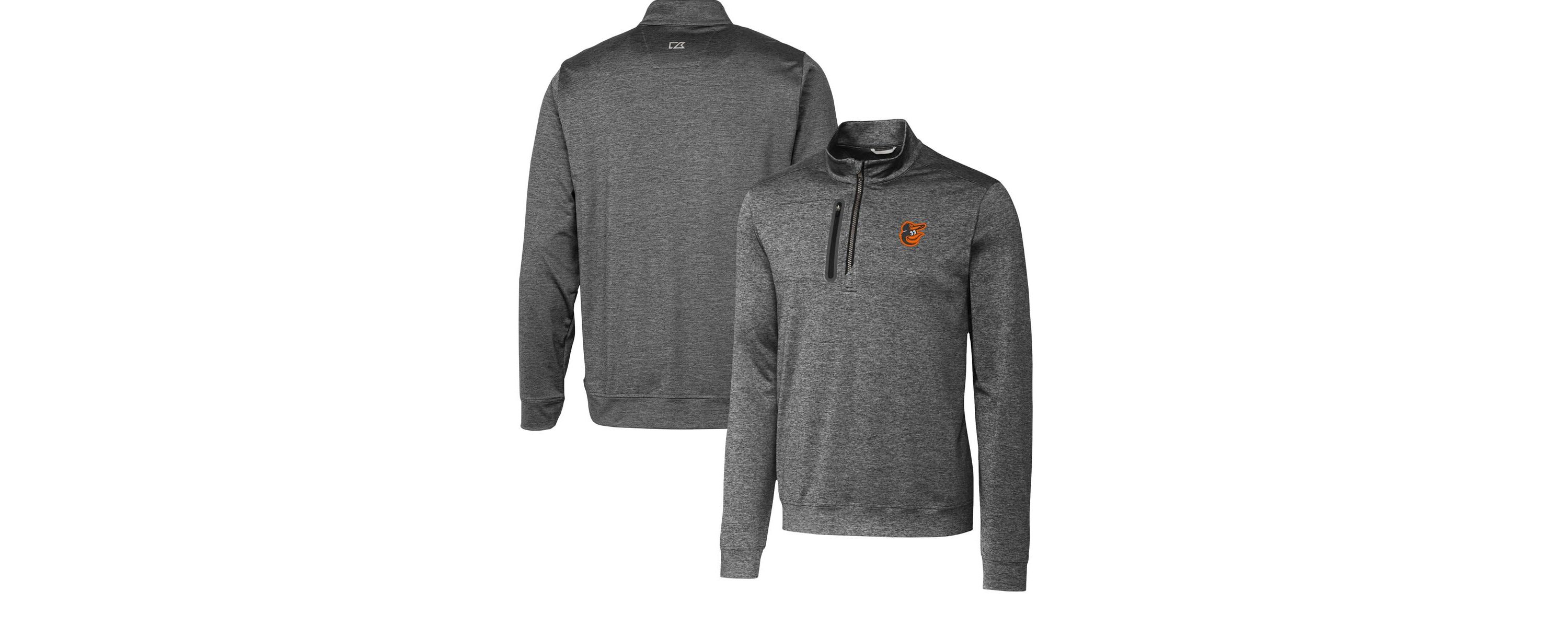 MLB Baltimore Orioles Stealth ed Quarter-Zip Pullover Top