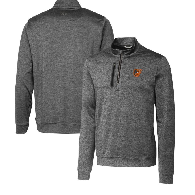 MLB Baltimore Orioles Stealth ed Quarter-Zip Pullover Top