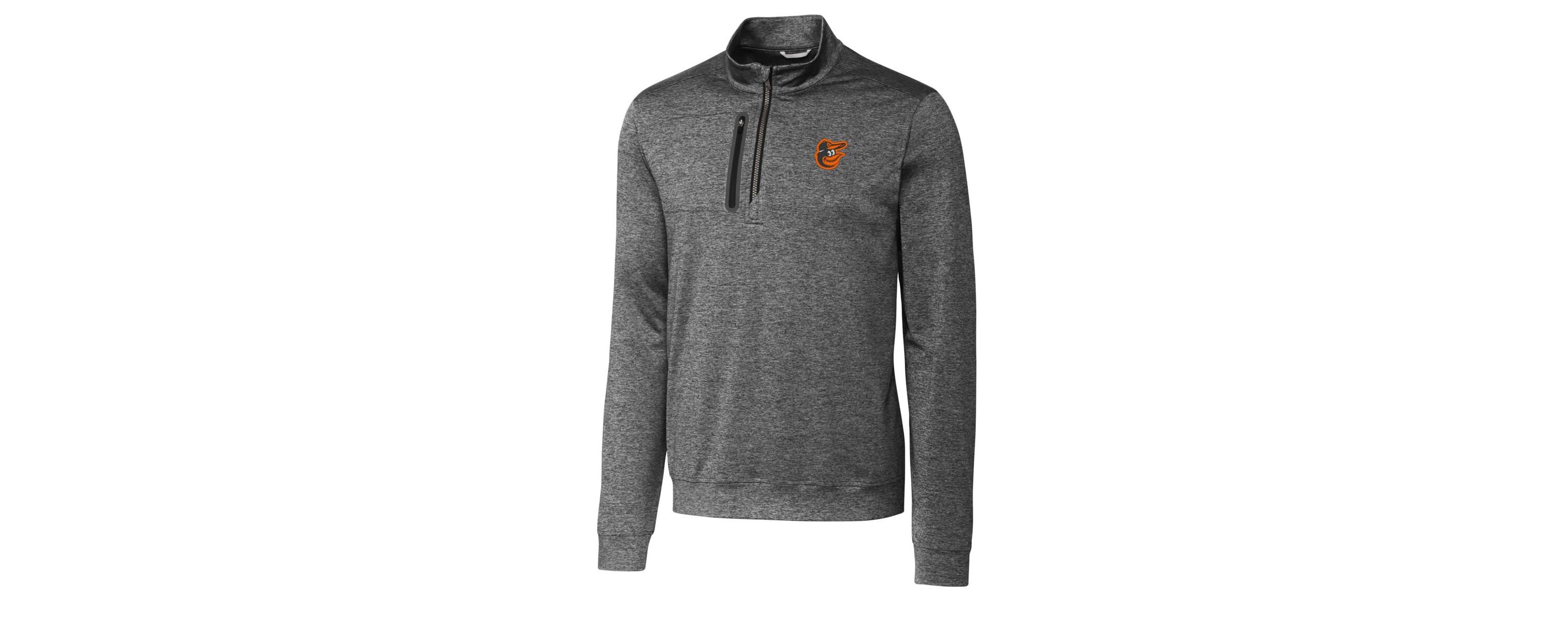 MLB Baltimore Orioles Stealth ed Quarter-Zip Pullover Top