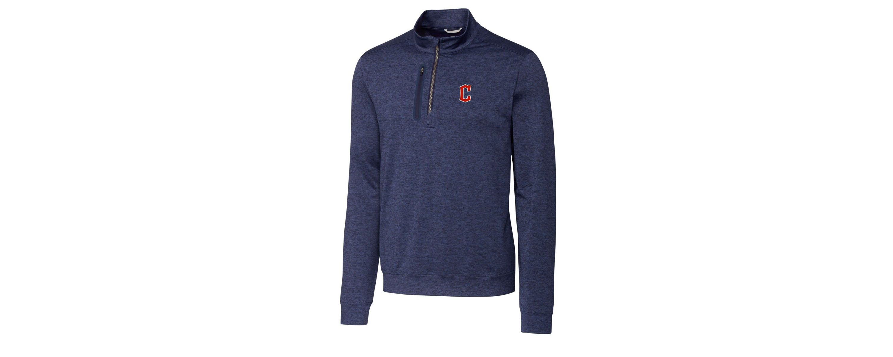 MLB Cleveland Guardians Stealth ed Quarter-Zip Pullover Top