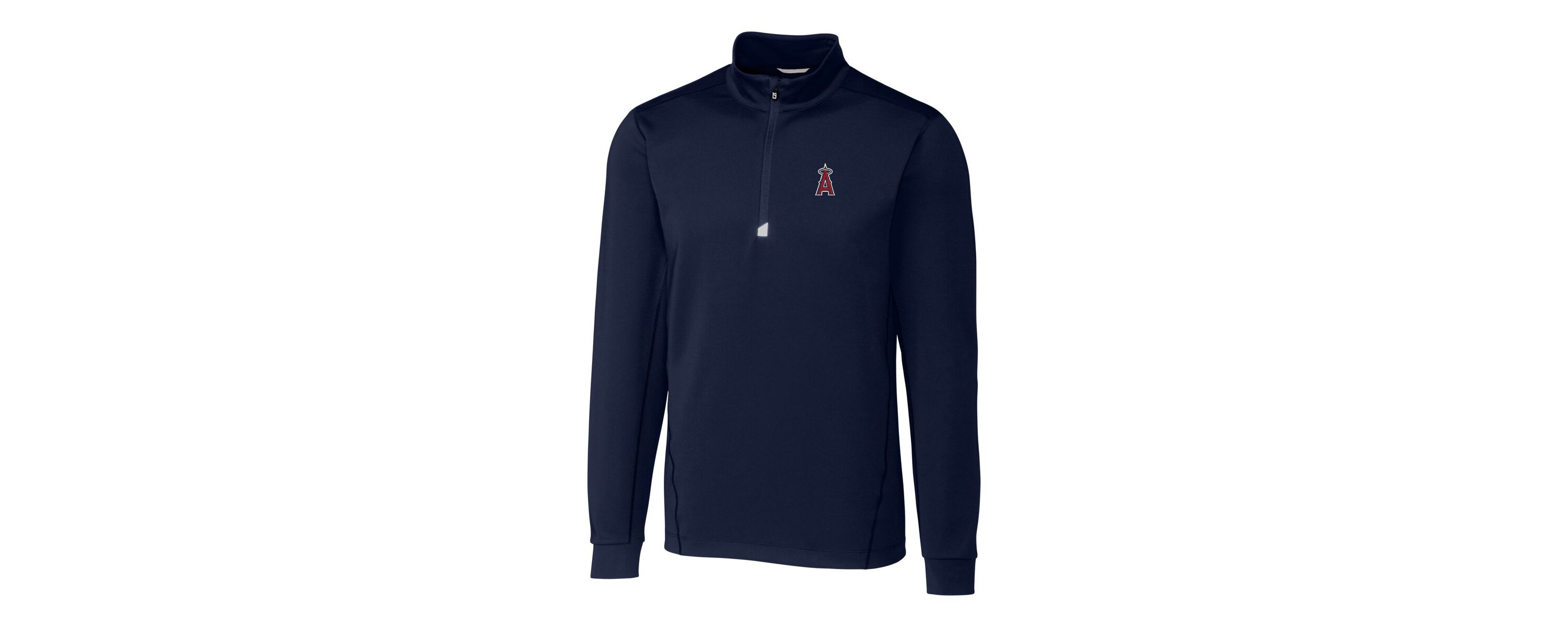 MLB Los Angeles Angels Big & Tall Traverse Stretch Quarter-Zip Pullover Top
