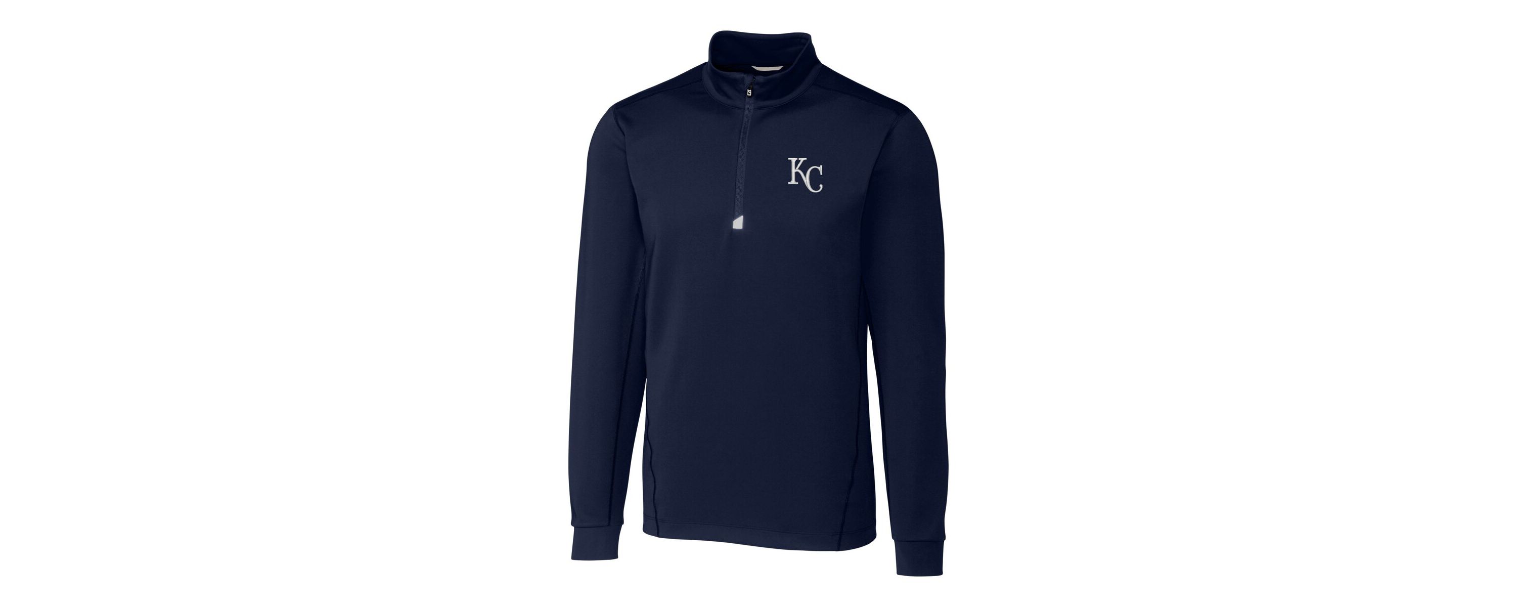MLB Kansas City Royals Big & Tall Traverse Stretch Quarter-Zip Pullover Top