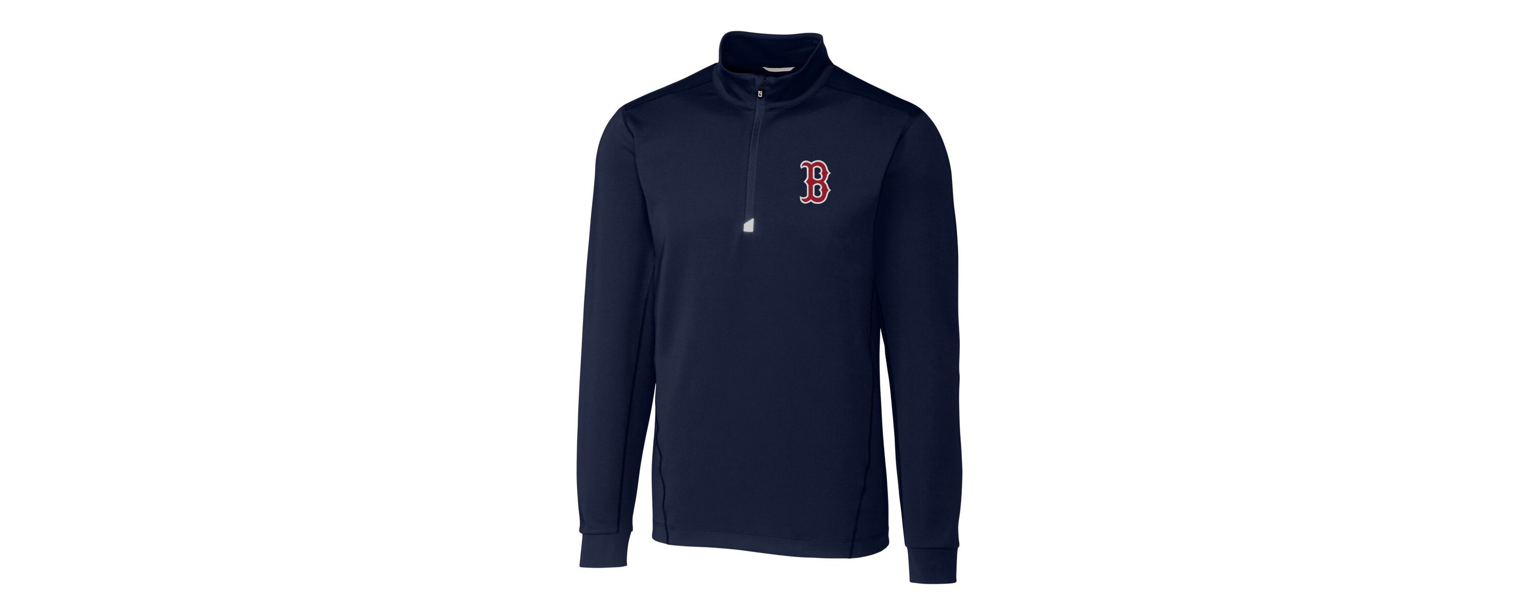 Boston Red Sox MLB Boston Sox Big & Tall Traverse Stretch Quarter-Zip Pullover Top