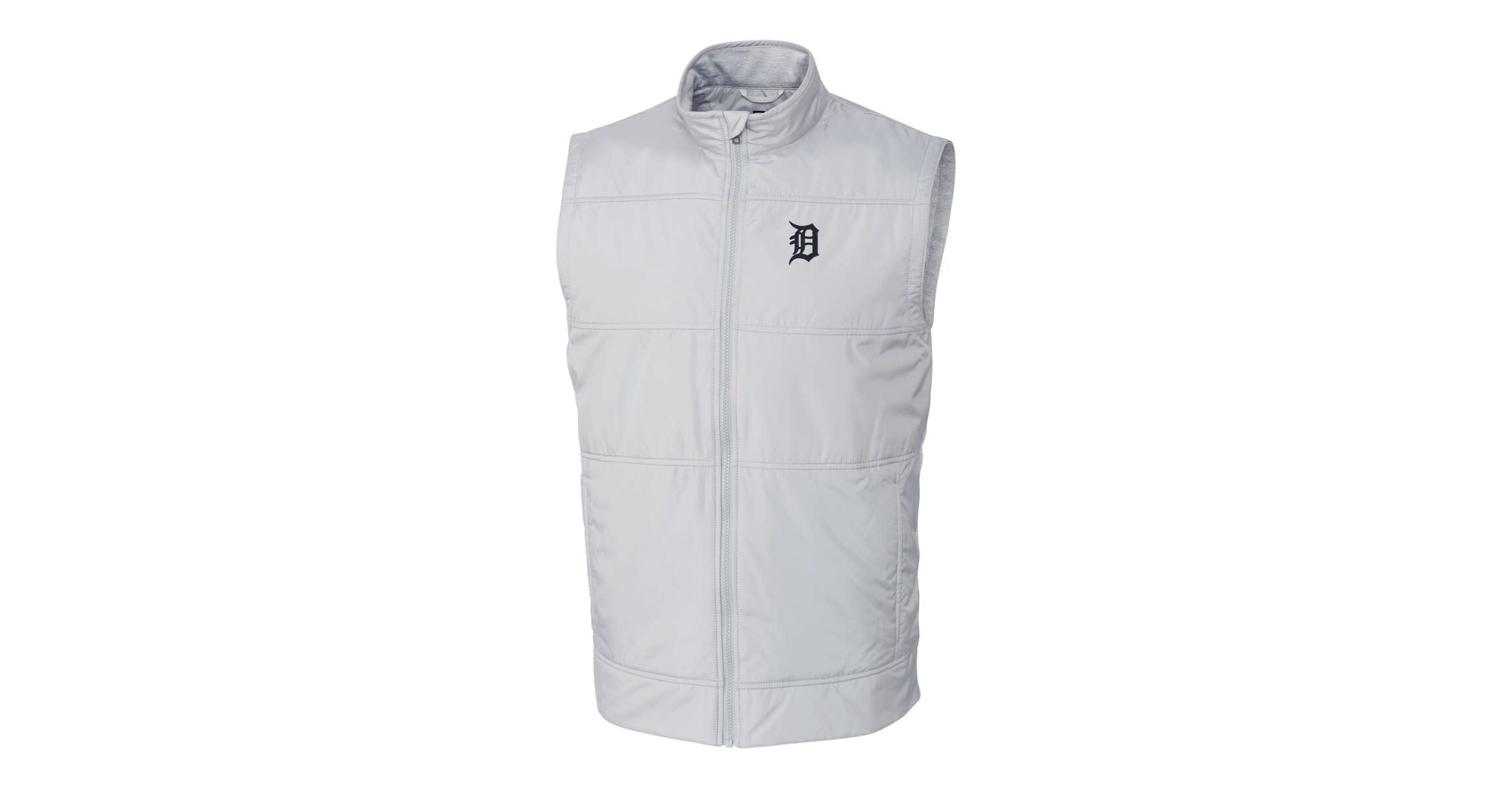 MLB Detroit Tigers Big & Tall Stealth Hybrid Quilted Windbreaker Full-Zip Vest