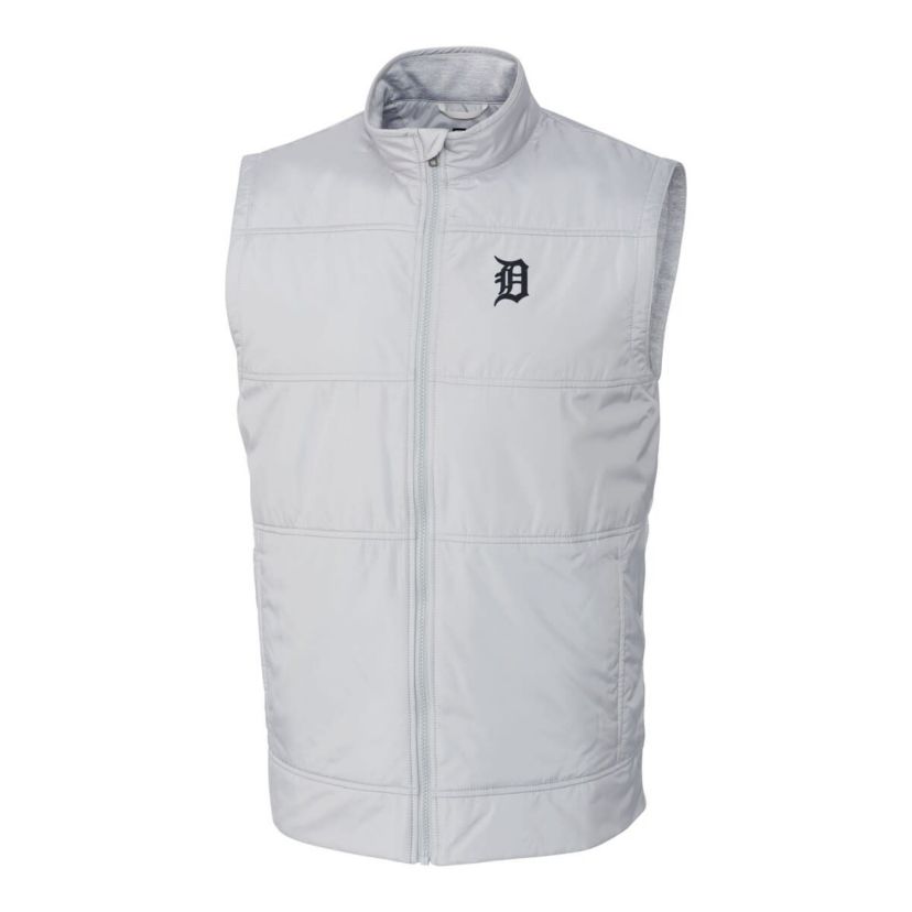MLB Detroit Tigers Big & Tall Stealth Hybrid Quilted Windbreaker Full-Zip Vest