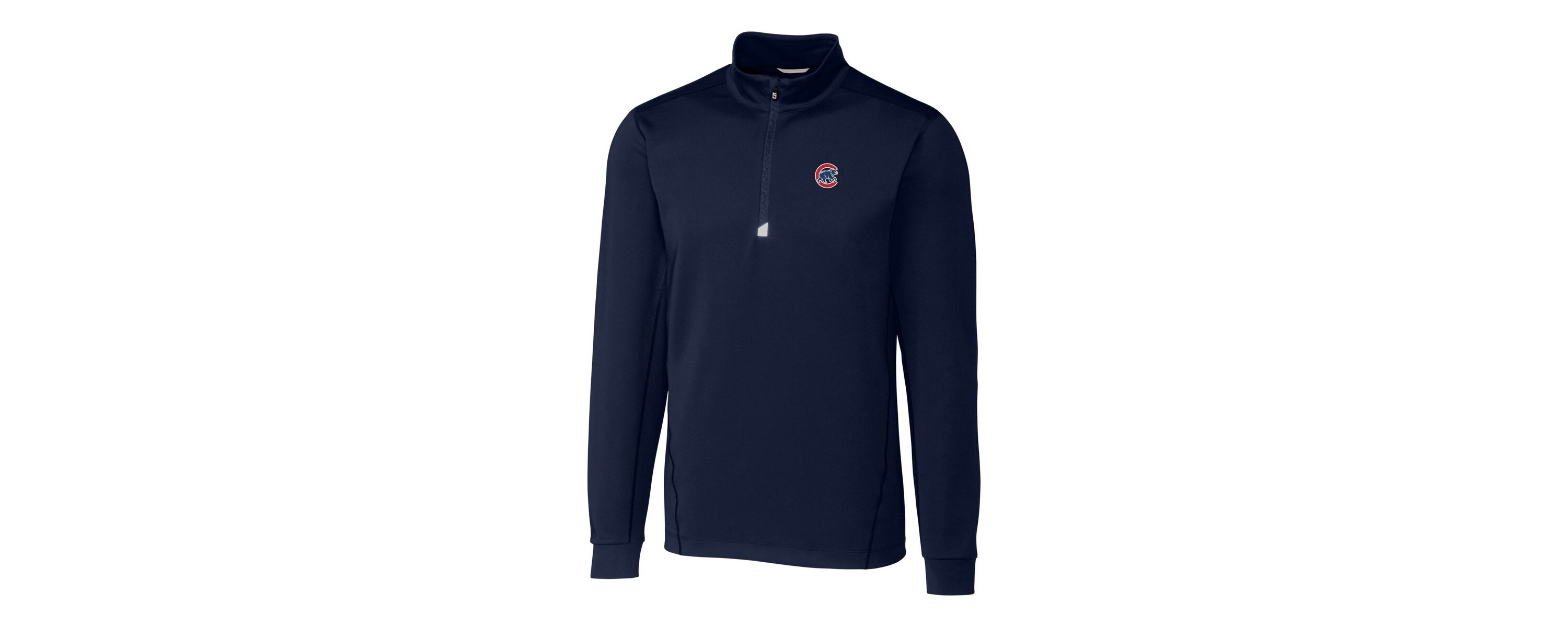 MLB Chicago Cubs Big & Tall Traverse Stretch Quarter-Zip Pullover Top