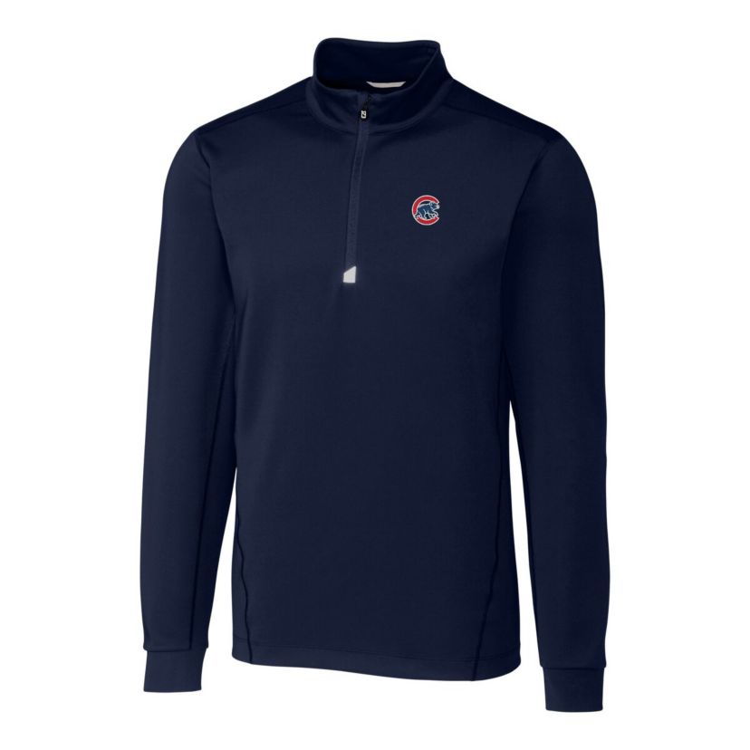 MLB Chicago Cubs Big & Tall Traverse Stretch Quarter-Zip Pullover Top