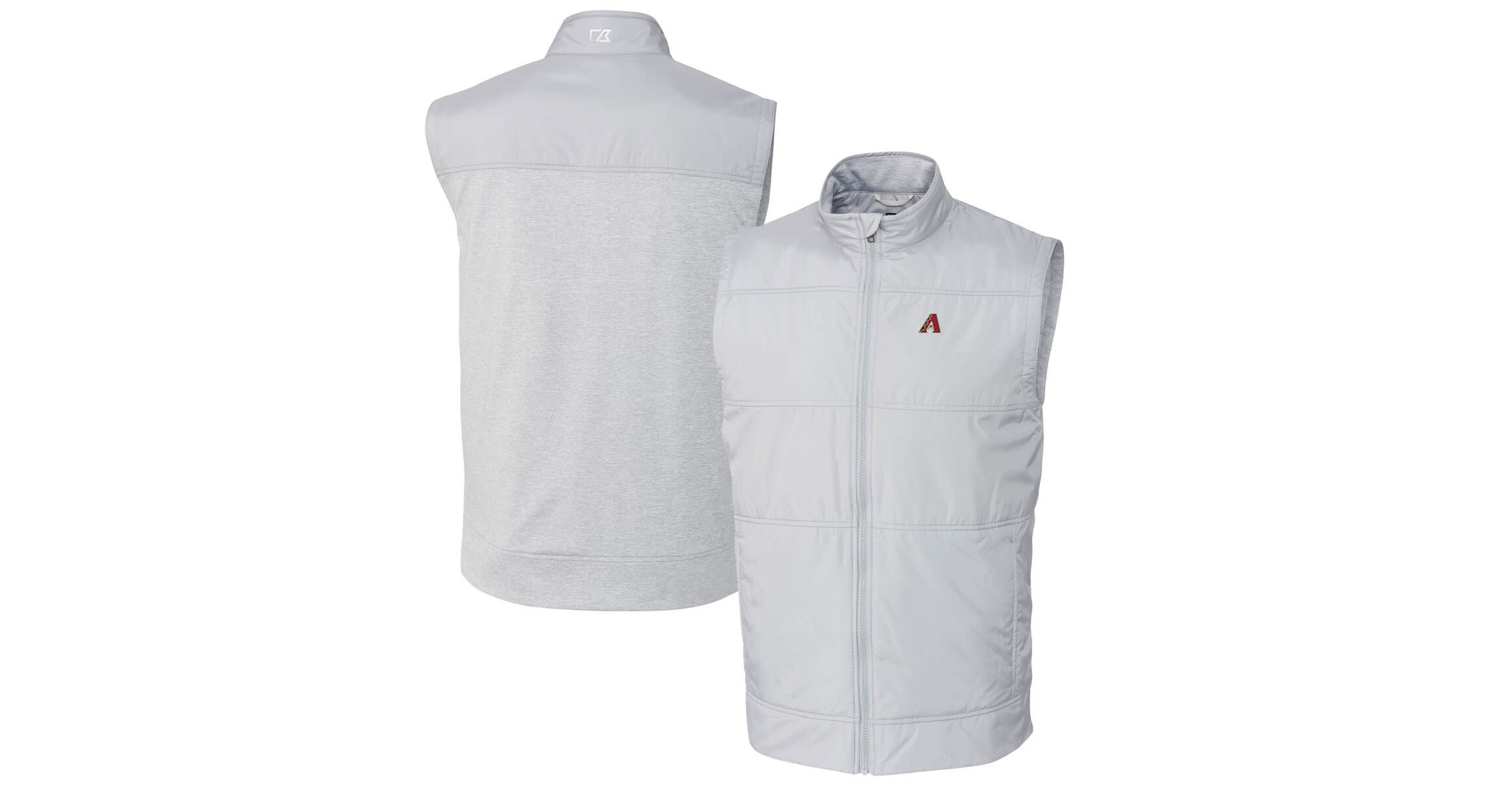 MLB Arizona Diamondbacks Big & Tall Stealth Hybrid Quilted Windbreaker Full-Zip Vest