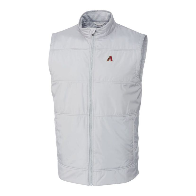 MLB Arizona Diamondbacks Big & Tall Stealth Hybrid Quilted Windbreaker Full-Zip Vest