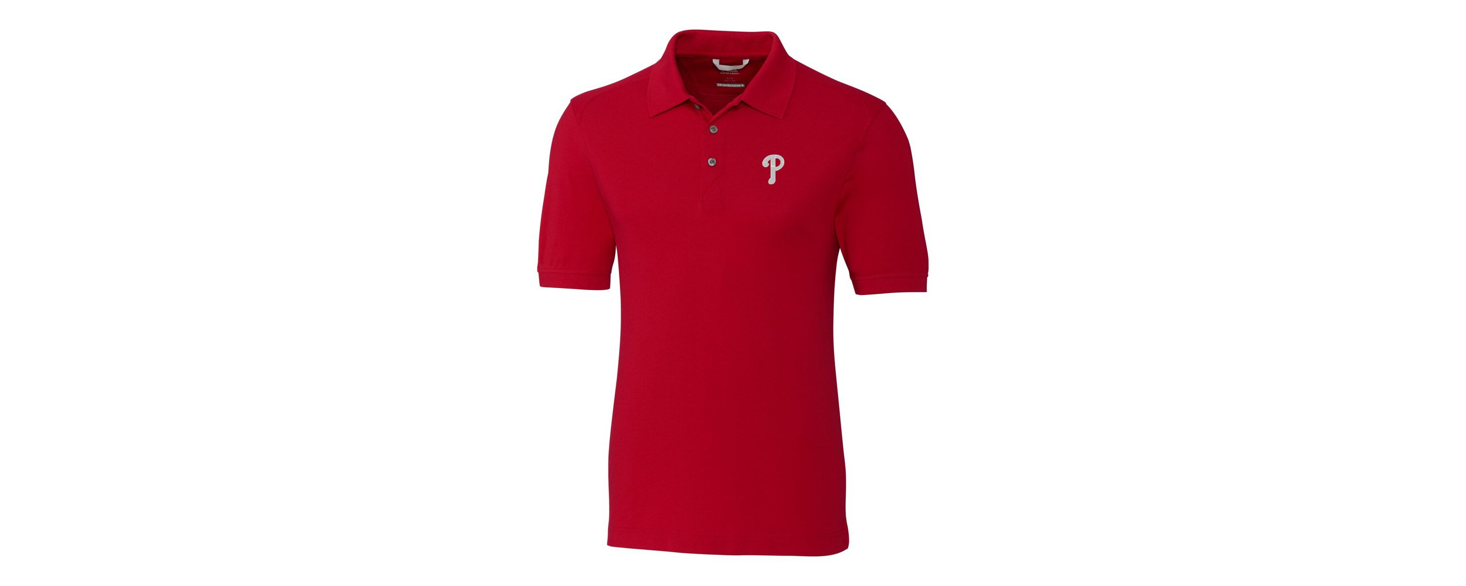 MLB Philadelphia Phillies Big & Tall Advantage Tri-Blend Pique Polo