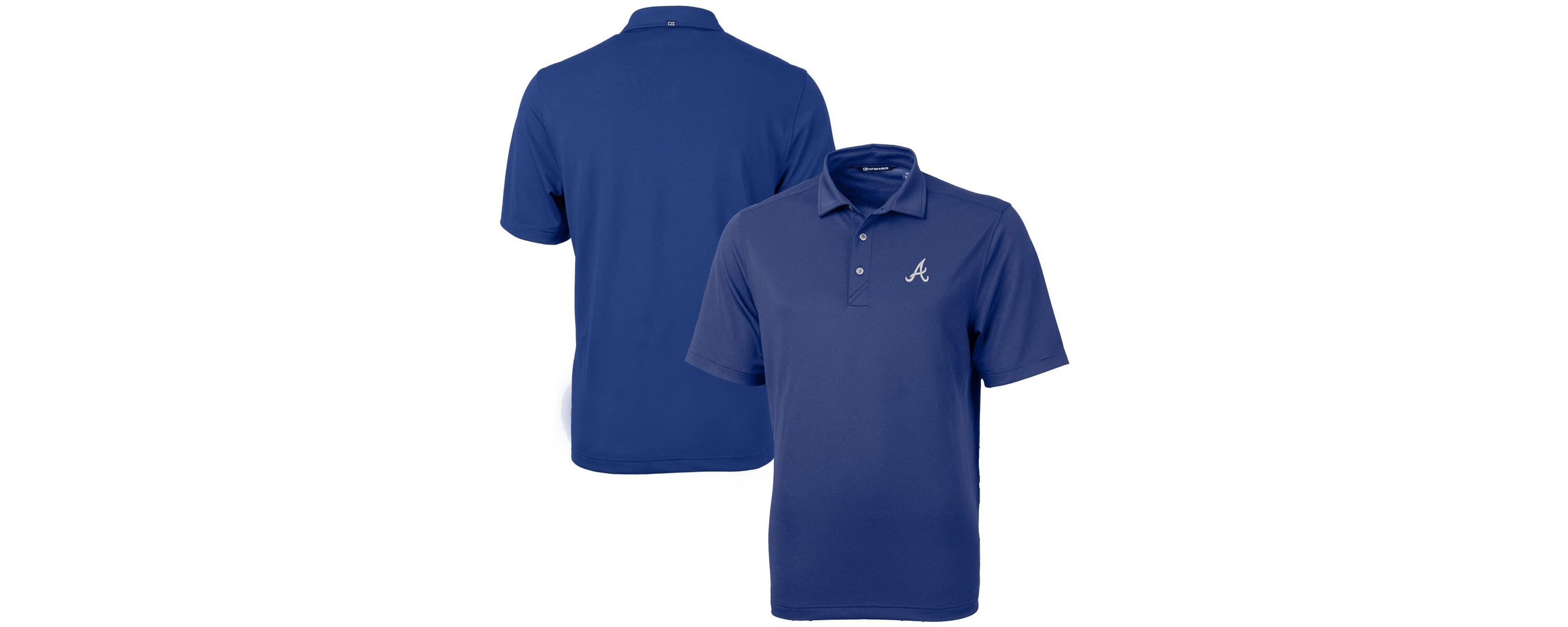 MLB Atlanta Braves Big & Tall Virtue Eco Pique Recycled Polo
