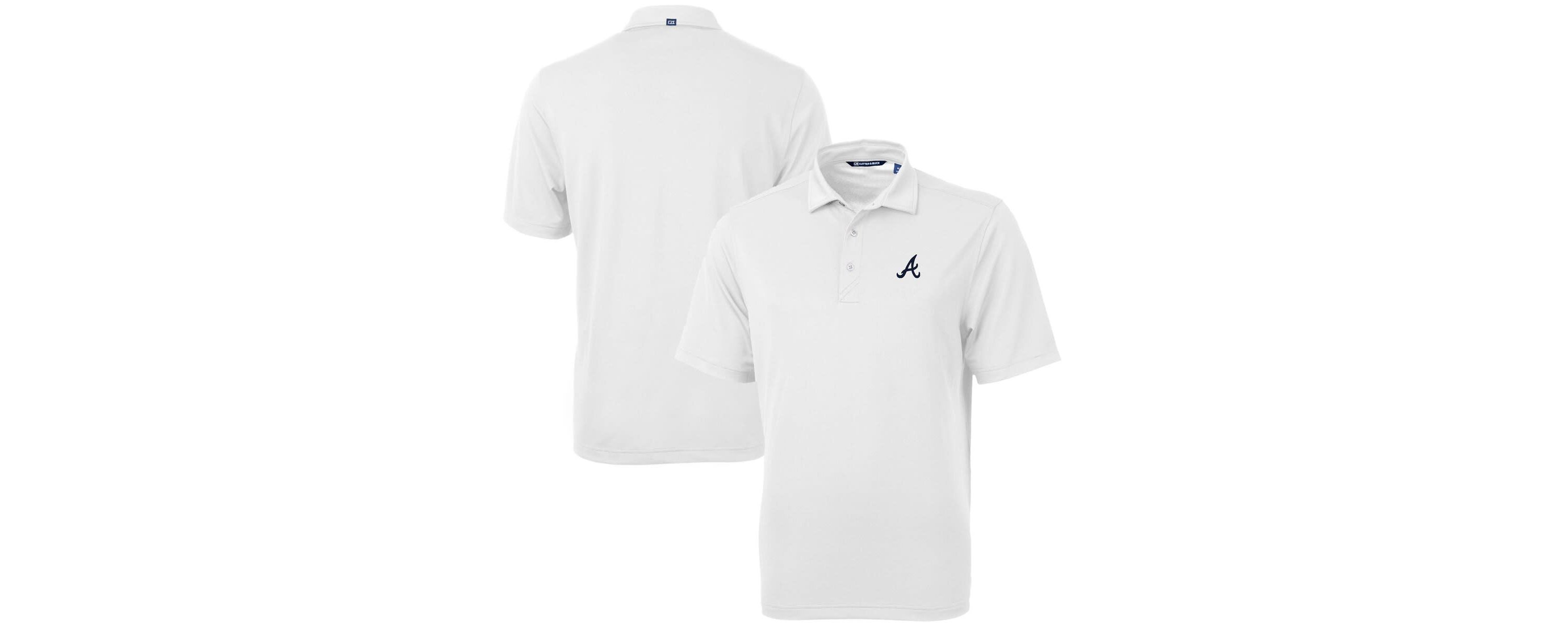 MLB Atlanta Braves Big & Tall Virtue Eco Pique Recycled Polo