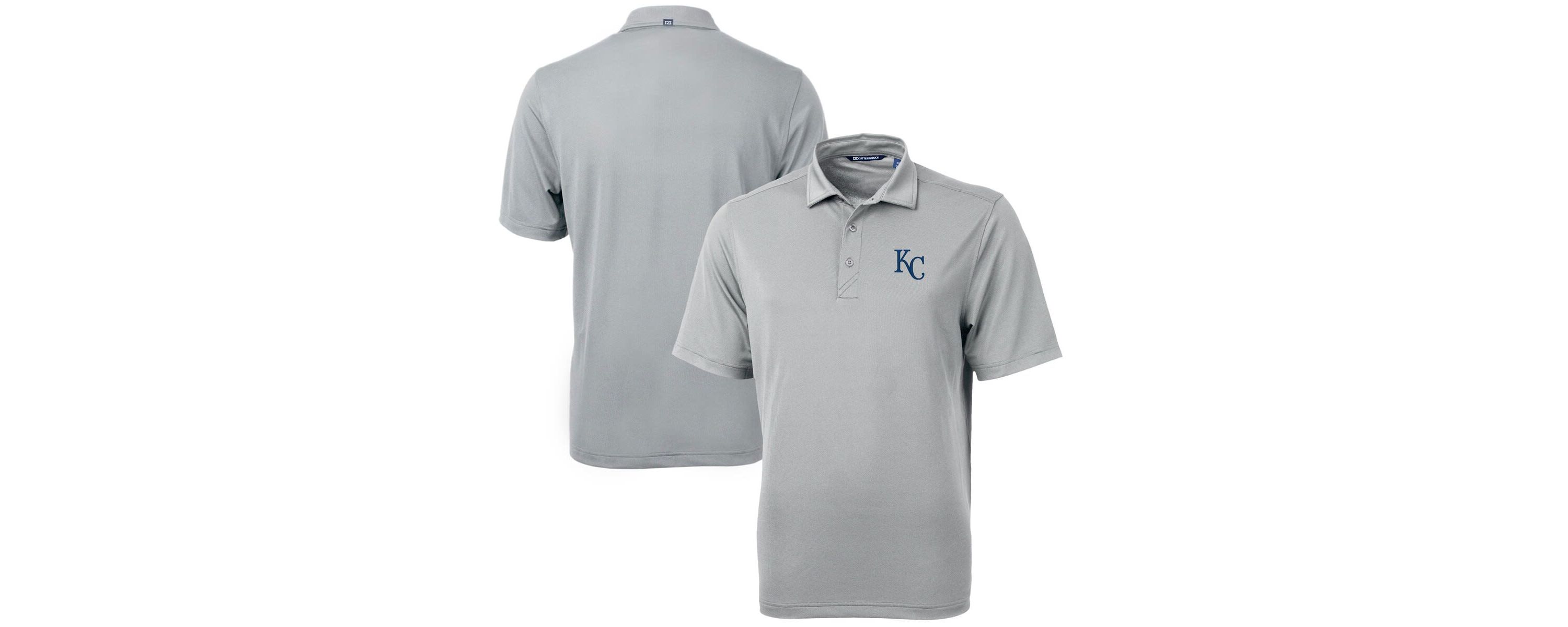 MLB Kansas City Royals Big & Tall Virtue Eco Pique Recycled Polo