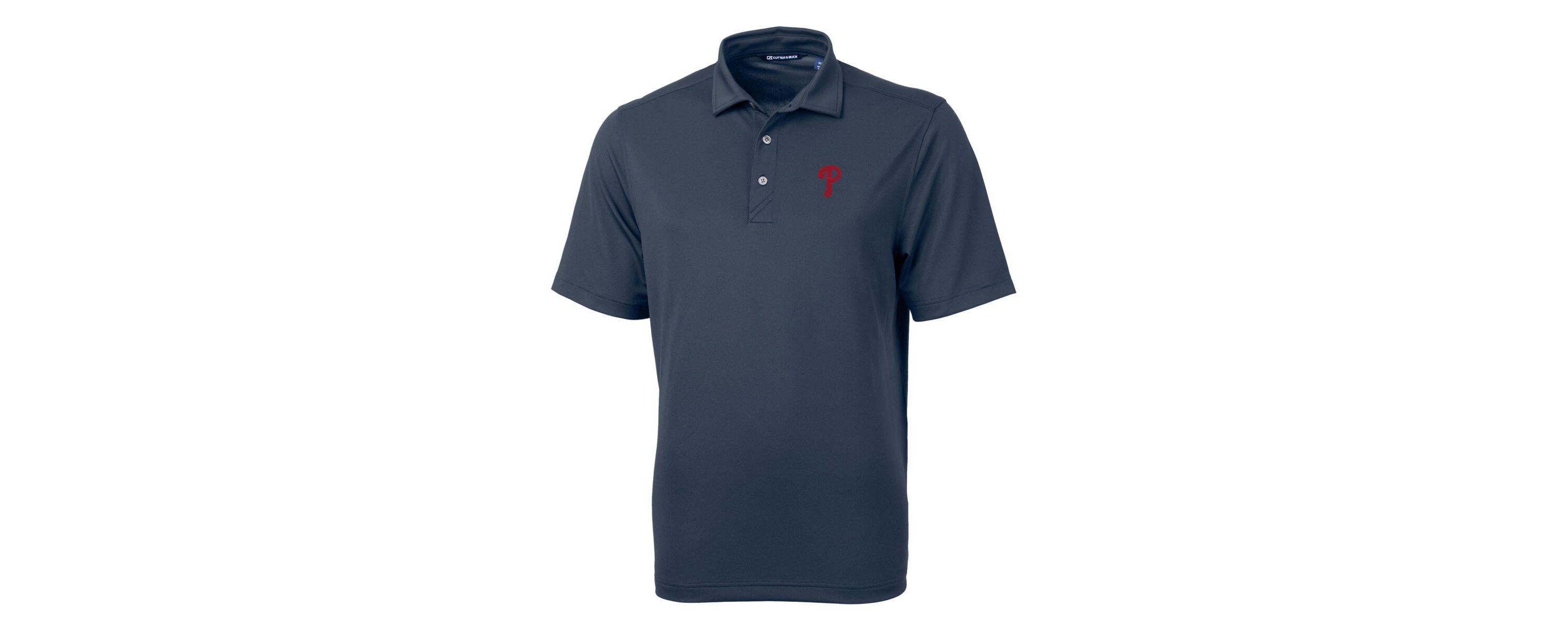 MLB Philadelphia Phillies Big & Tall Virtue Eco Pique Recycled Polo