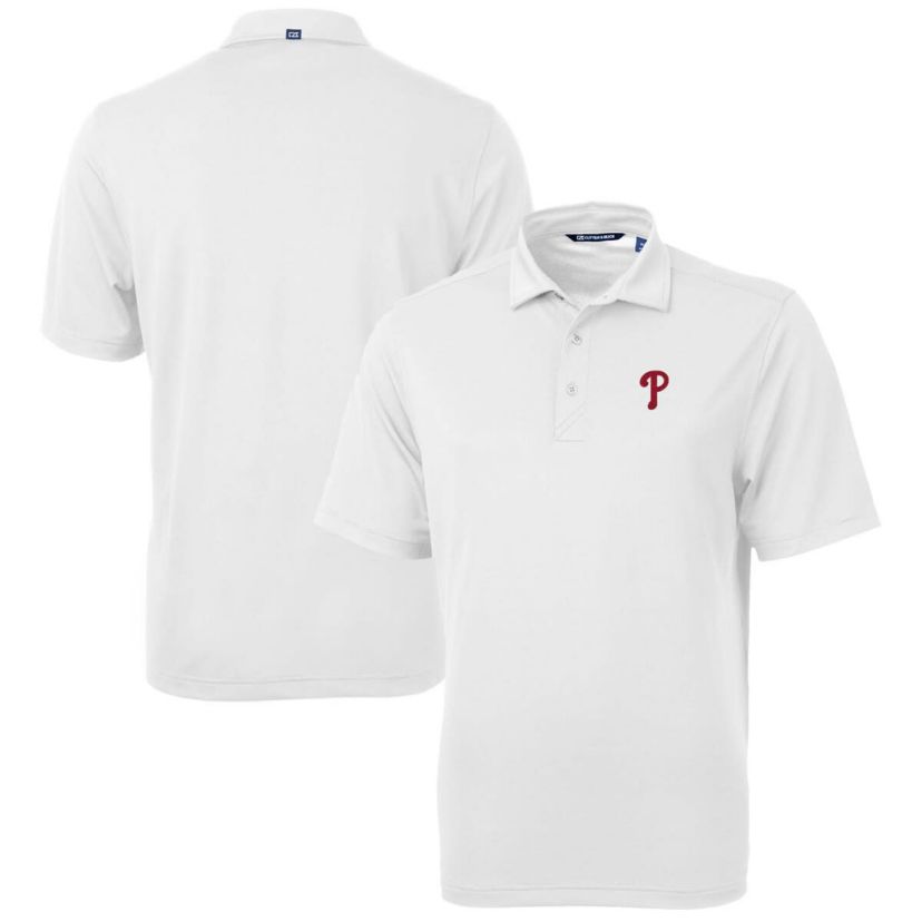 MLB Philadelphia Phillies Big & Tall Virtue Eco Pique Recycled Polo