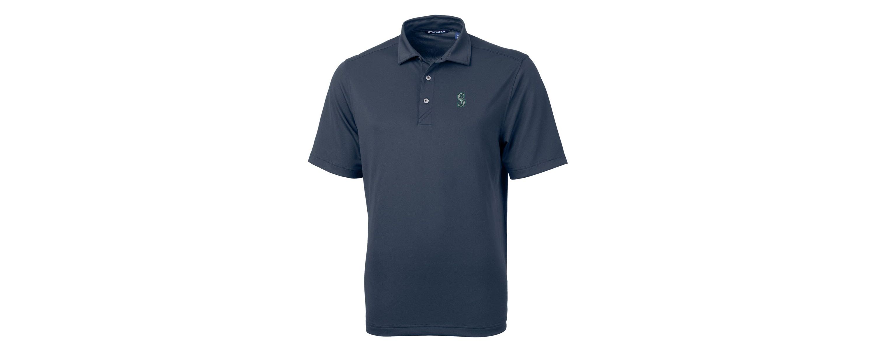MLB Seattle Mariners Big & Tall Virtue Eco Pique Recycled Polo