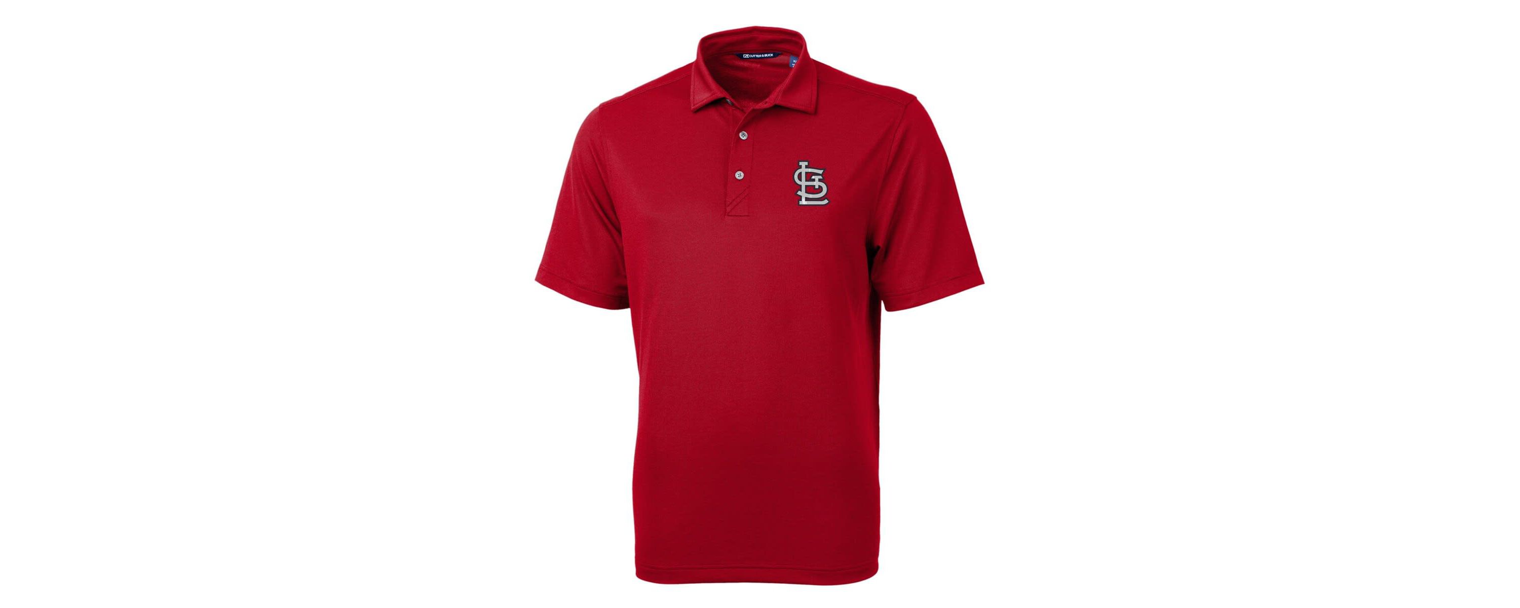 MLB St. Louis Cardinals Big & Tall Virtue Eco Pique Recycled Polo