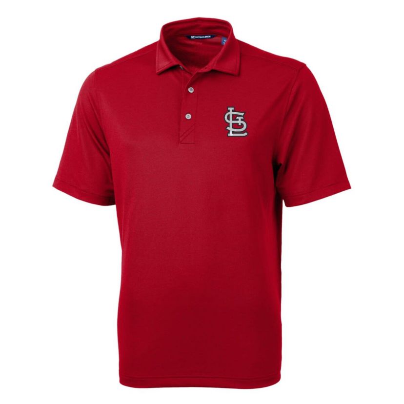 MLB St. Louis Cardinals Big & Tall Virtue Eco Pique Recycled Polo